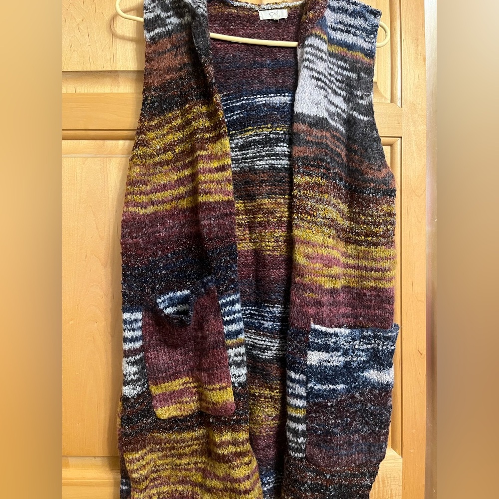 Hooded Sweater Vest